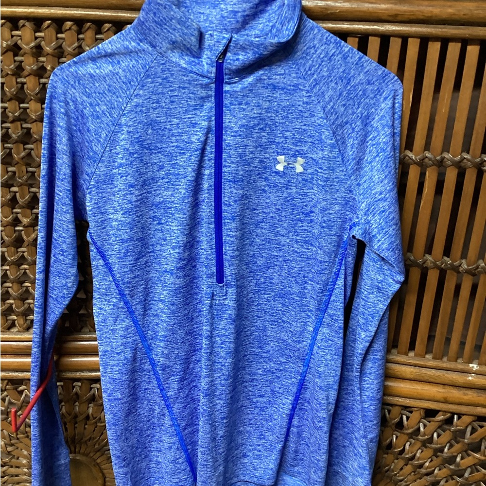 Under Armour Heathered Blue Performance Pullover